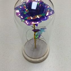 Holographic Rose Night Light