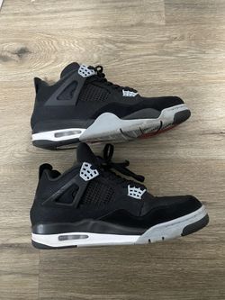 Jordan Black Canvas 4s