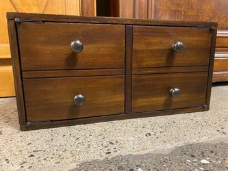 Mocha Petite Wooden Cabinet