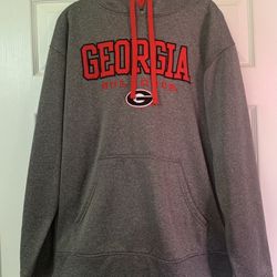 University of Georgia Bulldogs Hoodie Sweatshirt Fleece Lining Size L New