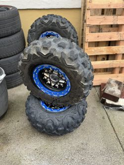 Wheels,CanAm,Teryx, Bead lock Runflat Tires