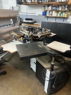 Multi-Station Screen Printing Press