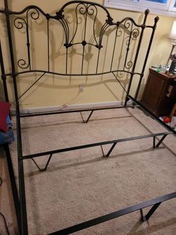California King wrought iron bed frame