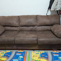 Brown Pull Out Couch