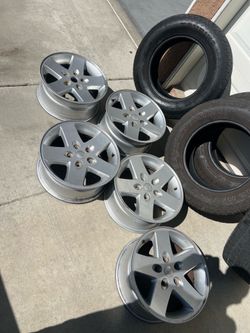 Rims jeep tires 245/70/17