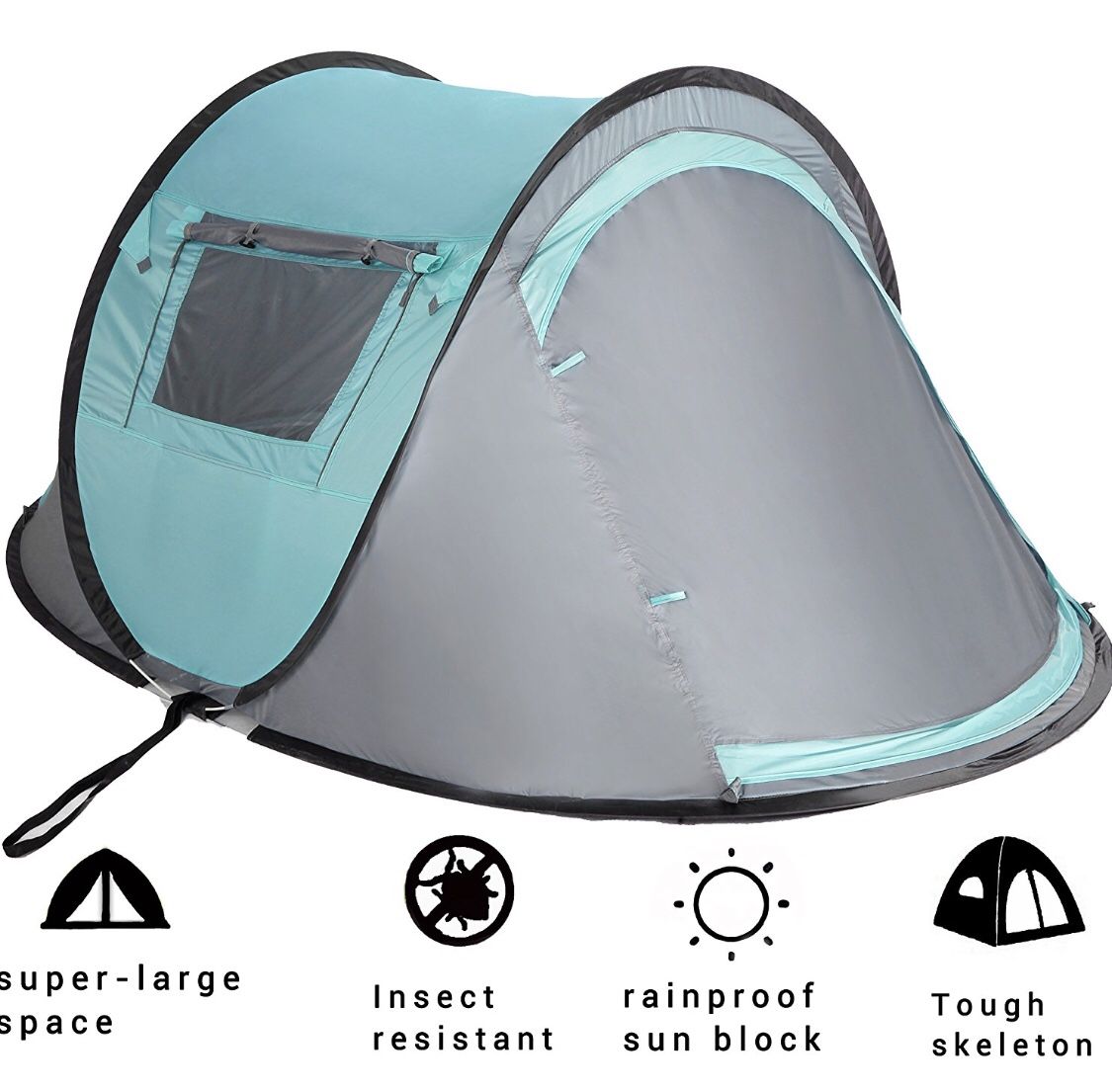 2-person pop up cabin tent, Vitchelo