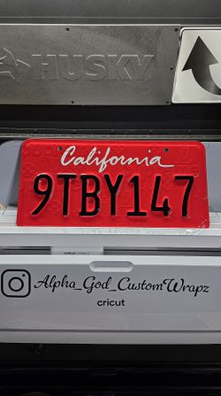 License Custom Plate Wraps