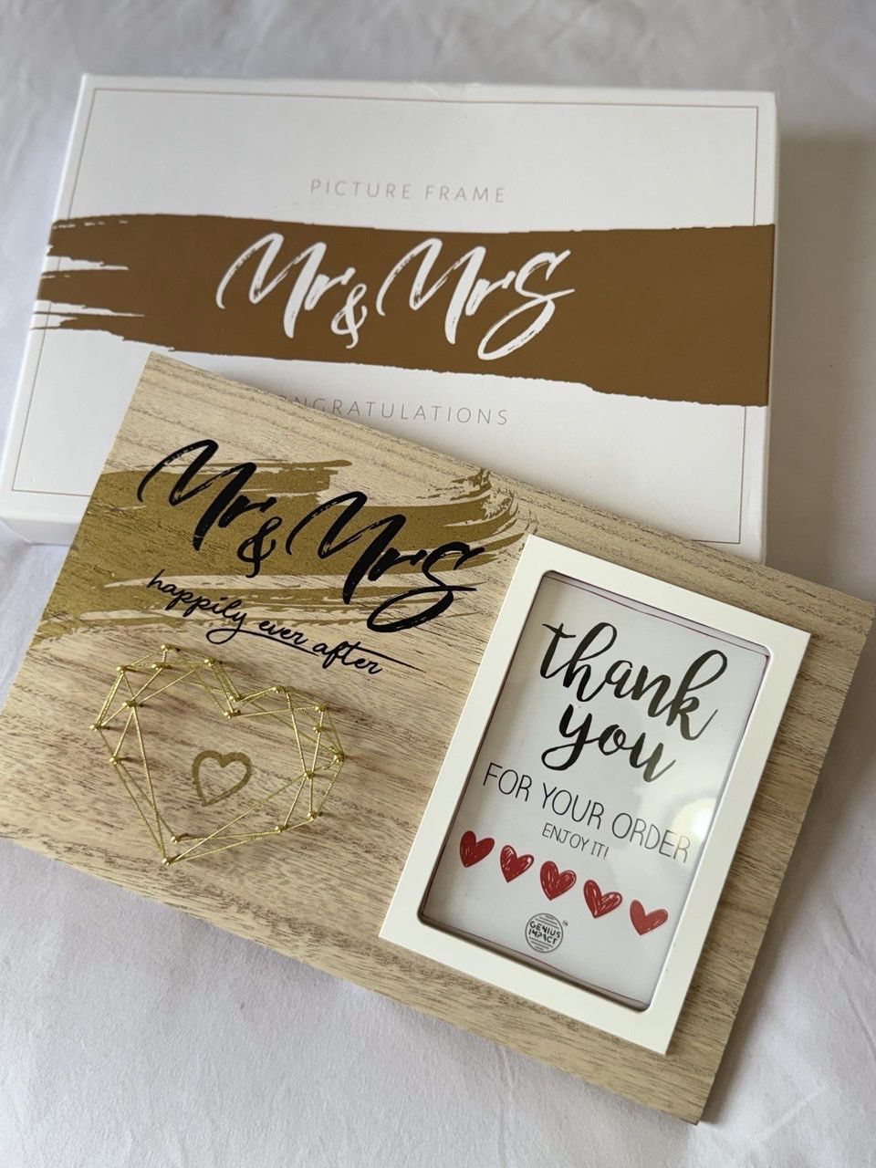 Wedding Gift Picture Frame - Mr & Mrs