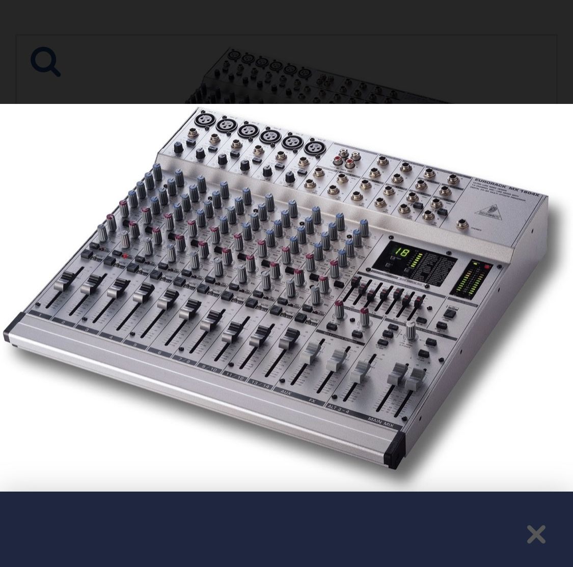 Behringer MX1804X Eurorack Mixer
