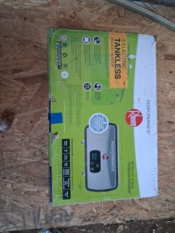 RHEEM TANKLESS WATER HEATER