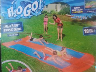 Triple lane slip n slide