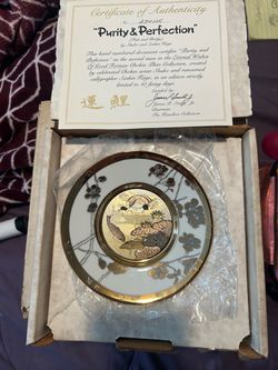 Purity and perfection collectors plate