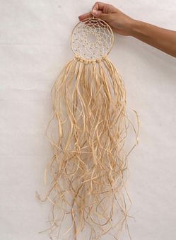 Handmade Raffia Dreamcatcher