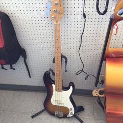 Vintage Fender Precision Bass Guitar
