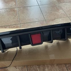 Infiniti q50 2014-2017 carbon fiber rear diffuser