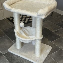 Beige Cat Tree 28”
