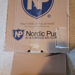 Nordic pure AC and Furnace filter  2 pack 20x24x4