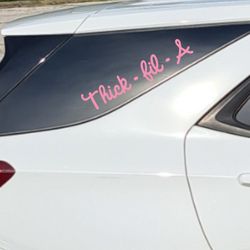 Thick Fil A Decal Sticker