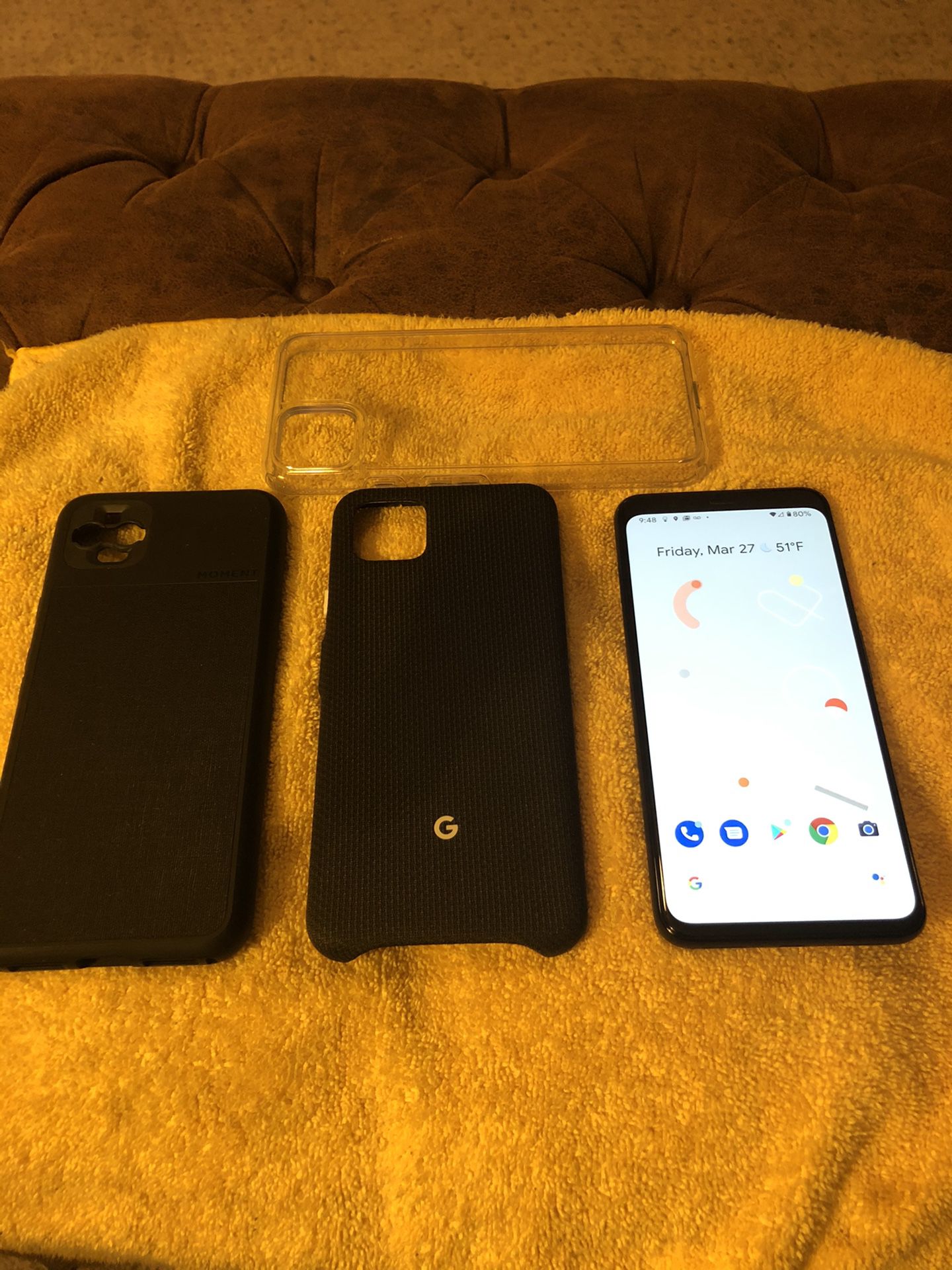 Google pixel 4XL 64gb fully unlocked trade for iPhone XS Max or iPhone 11