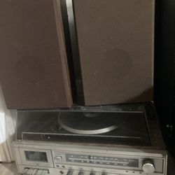 Sears Vintage AM FM Stereo with Record Player