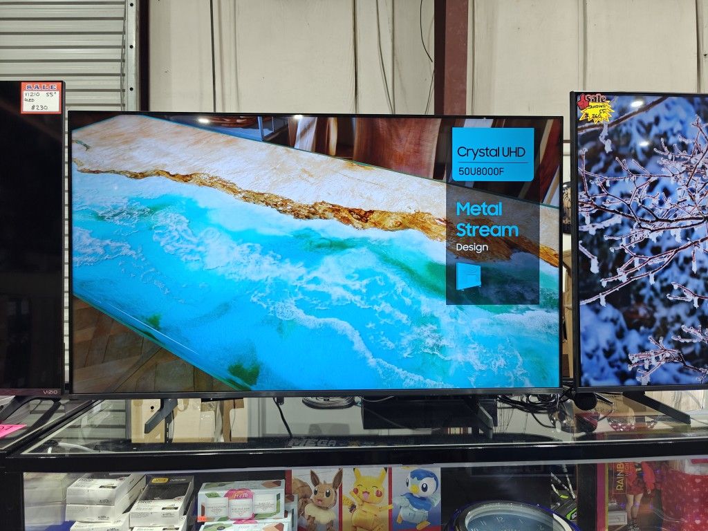 SAMSUNG 50” Class U8000F Series 4K Crystal UHD Smart TV