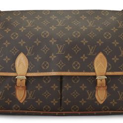 Louis Vuitton Sac Gibeciere GM Monogram Canvas Messenger Bag on