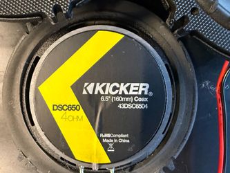 Kicker speakers