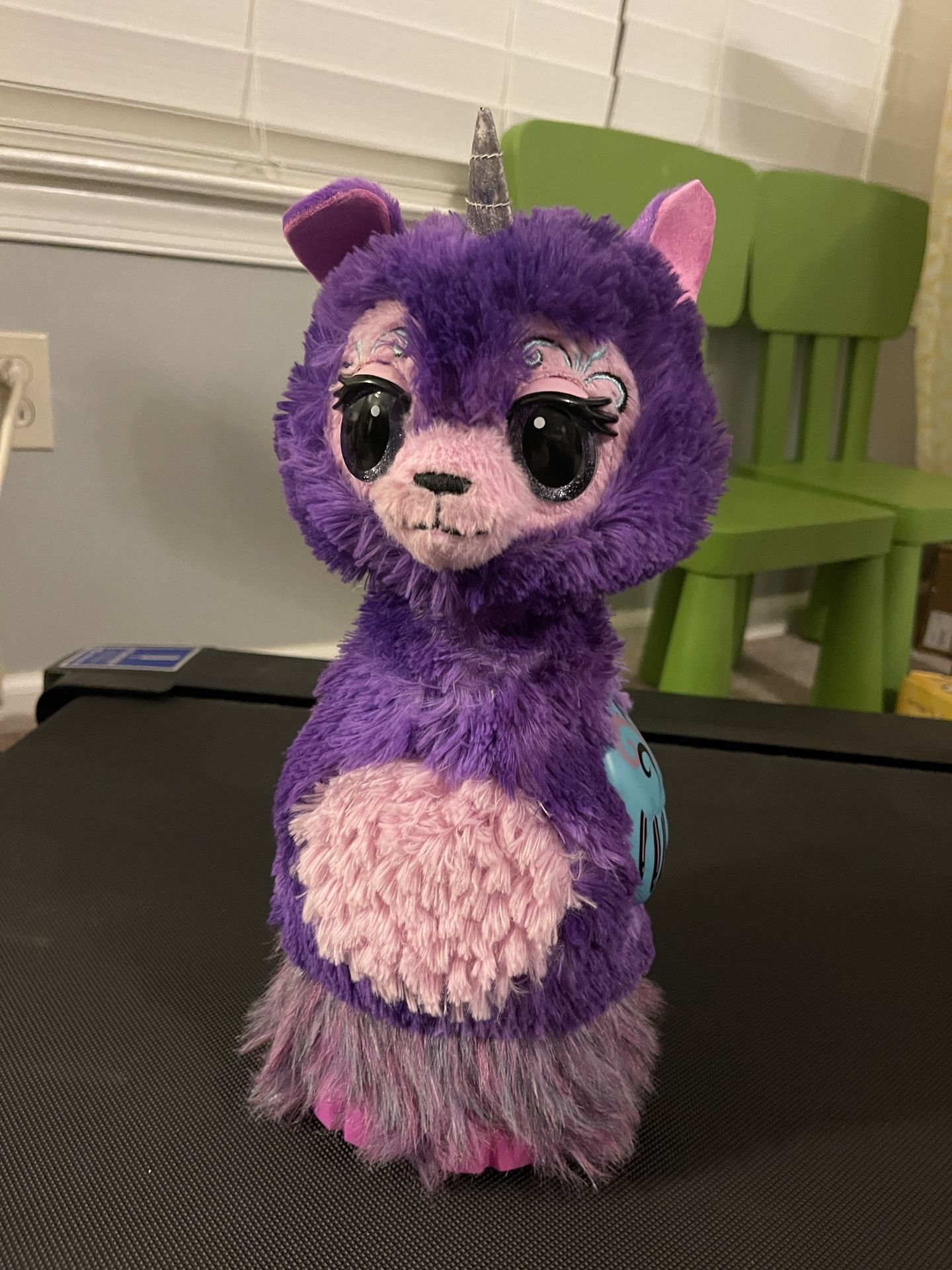 Hatchimals Wow, Llalacorn 32-Inch Tall Interactive Electronic Pet