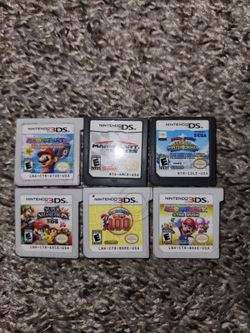 Nintendo 3DS / DS Game Cartridges Lot of 6