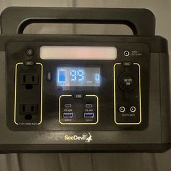 SeeDevil Portable Power Station 500W 560Wh