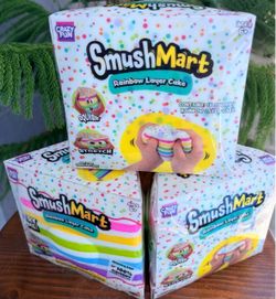 🍰 SmushMart Rainbow Layer Cake Squishy 🍰