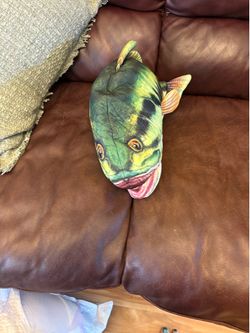Funny Trout Fish Hat Plush Novelty Fishing Cap – Father's Day Gift