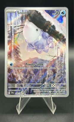 Pokémon TCG Snom Scarlet & Violet Temporal Forces 168/162 Card NM Condition