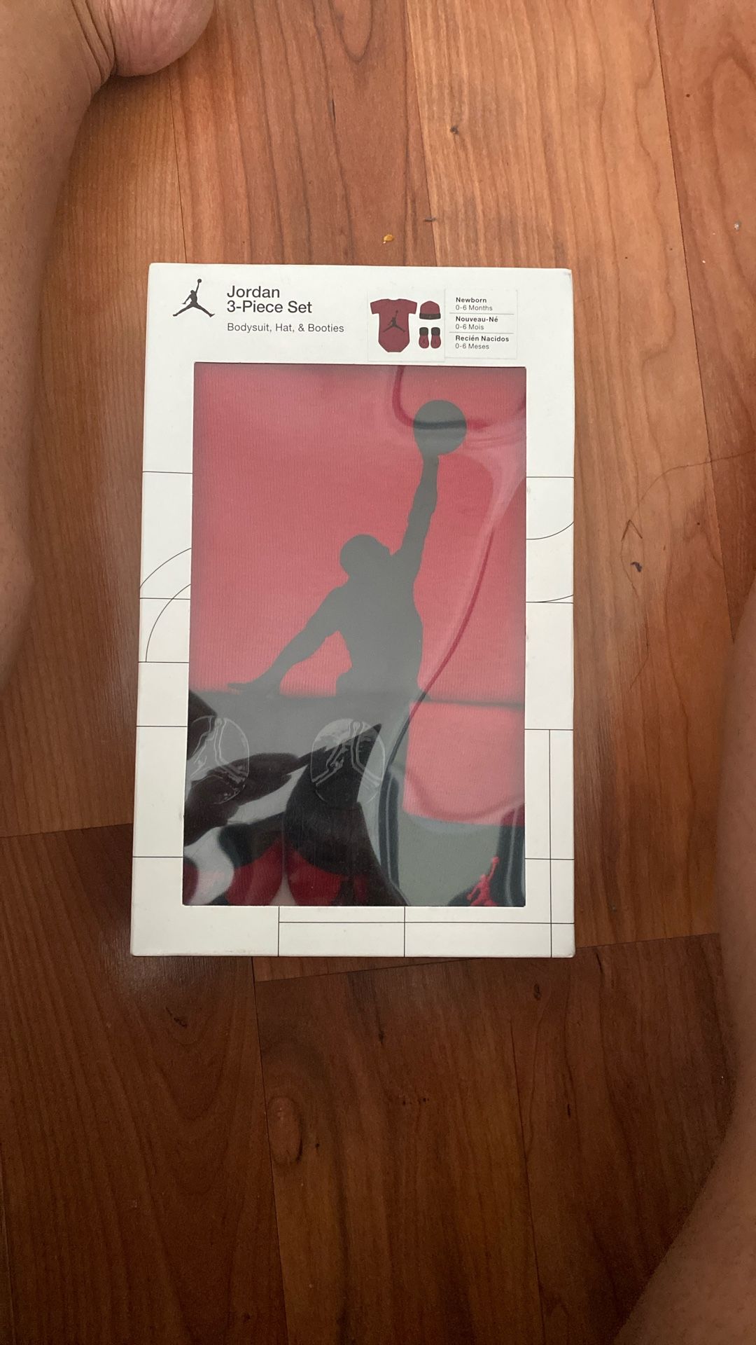 Baby Jordan Hat & Shirt Set