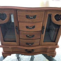 Wooden Jewelry Stand 