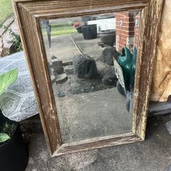 MIRROR 28 x 39 1/2; cross streets are Arapaho & Waterview