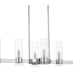 Minka Lavery Vernon Place 6 Light 42" Wide Linear Chandelier
