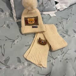 Baby Hat 🧣 Scarf Set