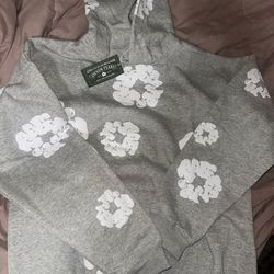Denim Hoodie 