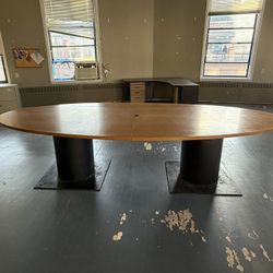 Large Oval Conference Table