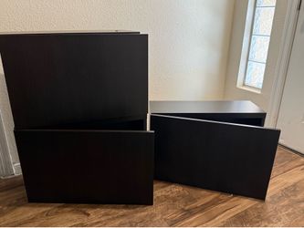 IKEA Besta Cabinets - 3 color black