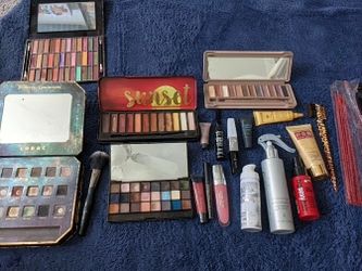 Makeup (Only Eye Shadow Was Used. This Was BEFORE Covid) 