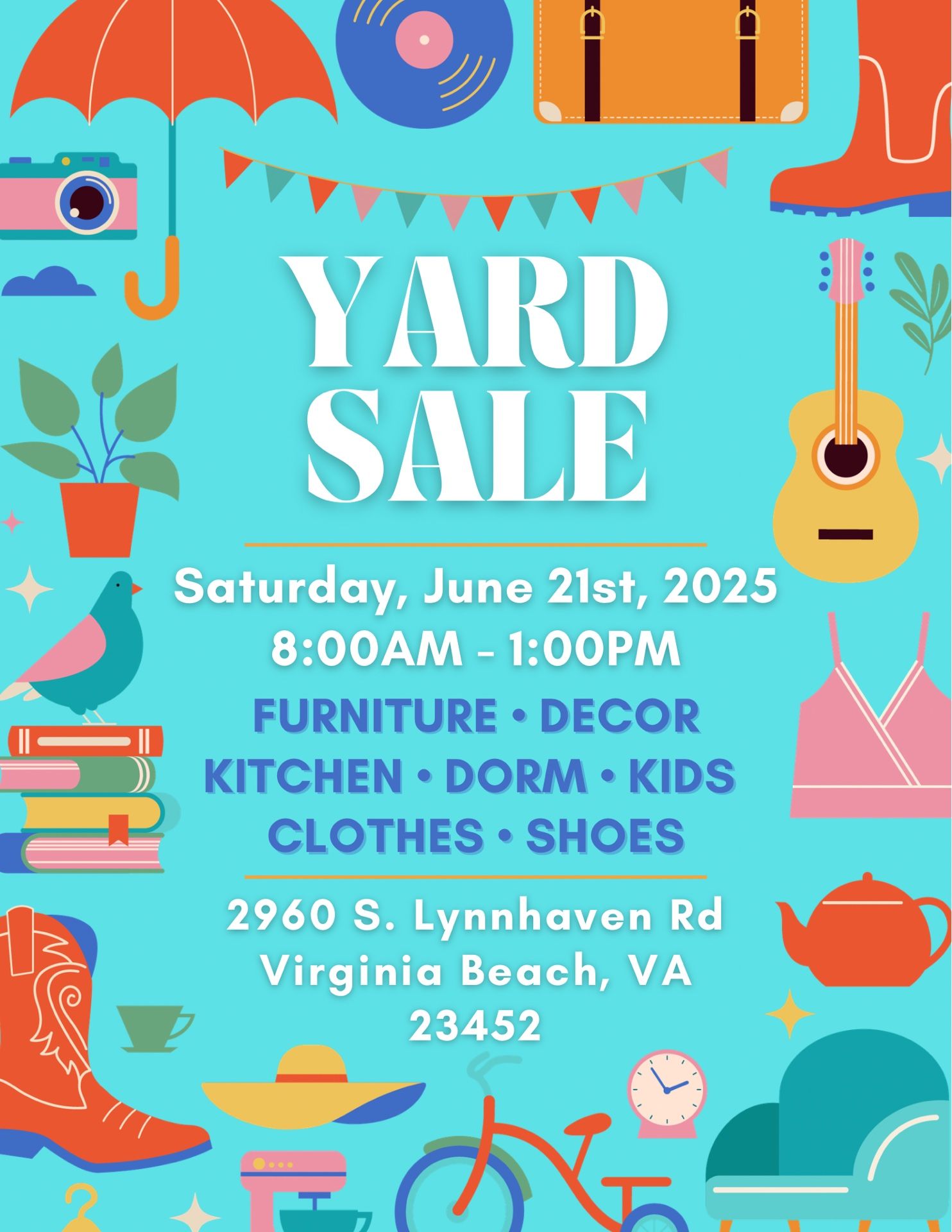 HUGE YARD SALE!!!
