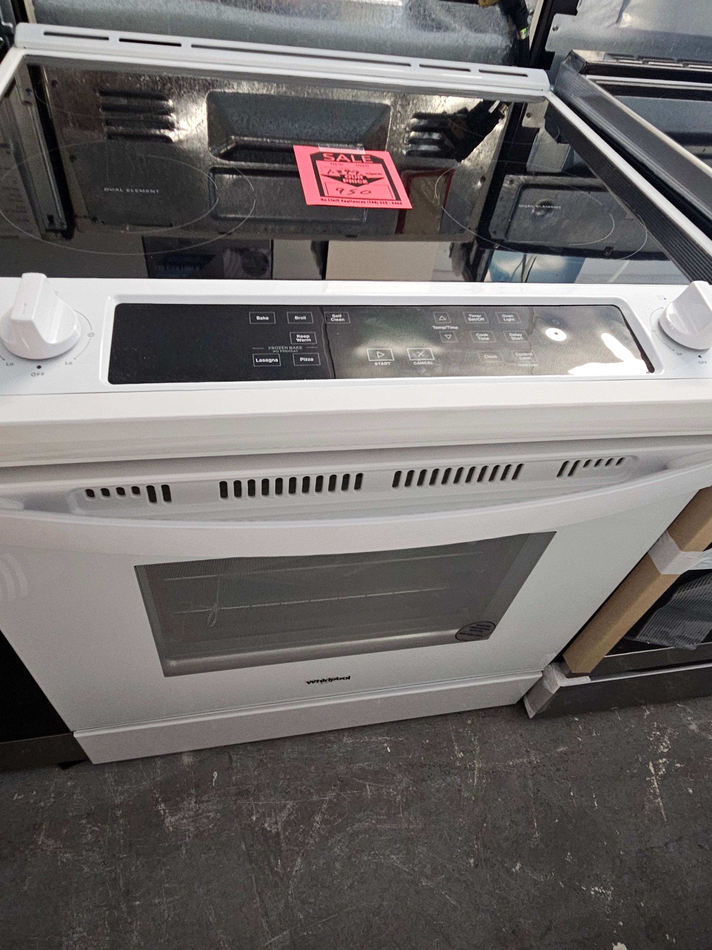 Brand New 4.8 Cu. Ft. Whirlpool® Electric Range with Frozen Bake™ Technology