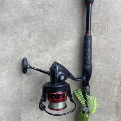 Penn Reel W/ 6’6 Med Fast Spinning Rod