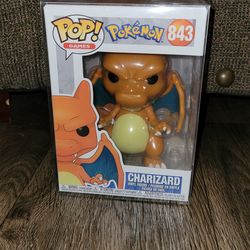 Funko pop pokemon charizard with protector case