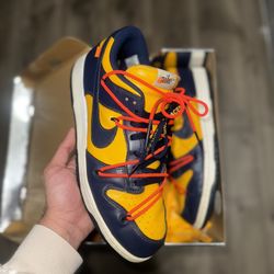 Dunk Offwhite Michigan Size 12
