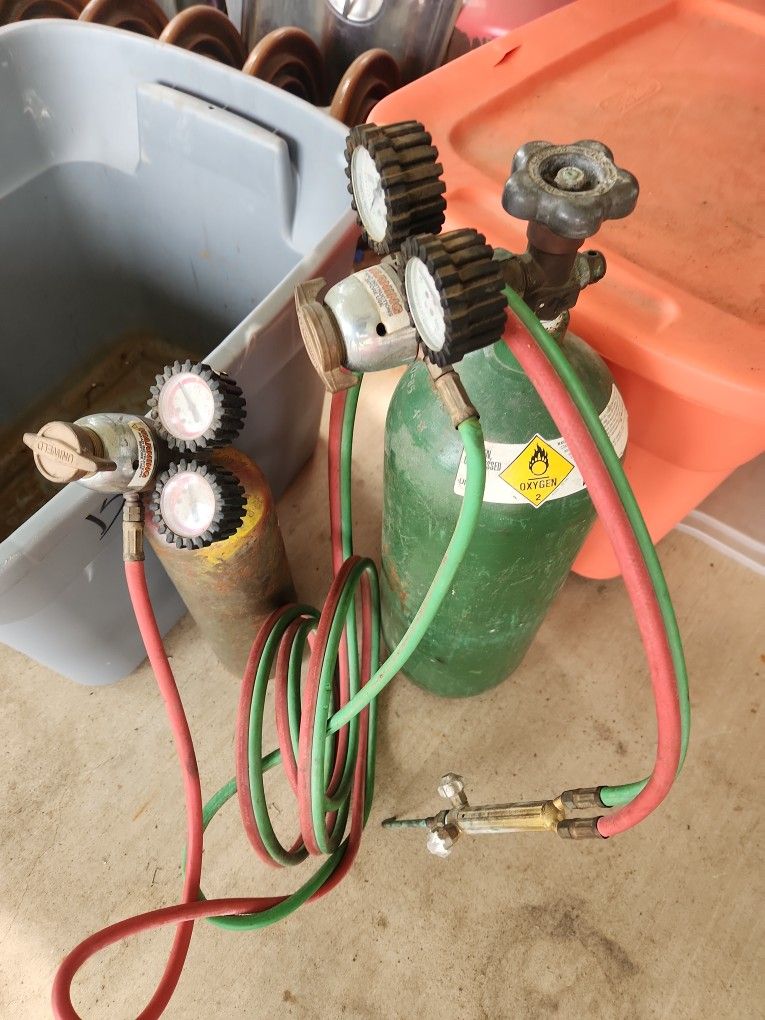 OXYGEN AND ACETYLENE TANKS FIR SALE for Sale in Joshua, TX OfferUp
