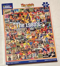 New 1000 Piece Puzzle “The 1980’s”