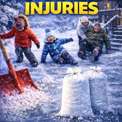 Avoid Icy Sidewalks & Steps ❄️ Rock Salt Available
